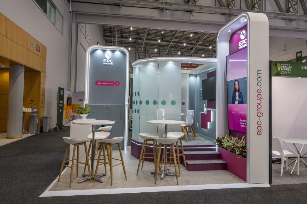 custom exhibition design and build by jane&paul for EPC