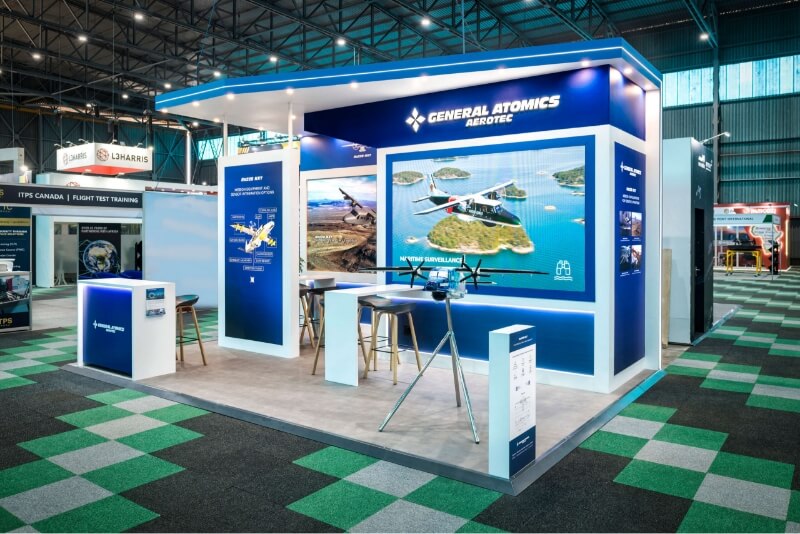 Exhibition stand installation